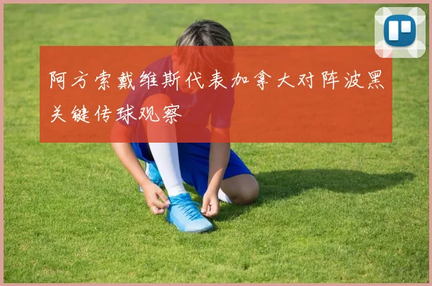 阿方索戴维斯代表加拿大对阵波黑关键传球观察