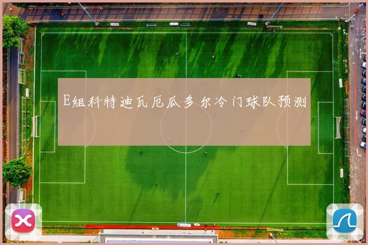 E组科特迪瓦厄瓜多尔冷门球队预测
